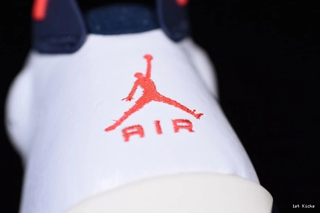 1st Kicks 23-Neutral Infrared 6 Air Jordan 384664-104 White Retro Tinker Grey-Sail 0628